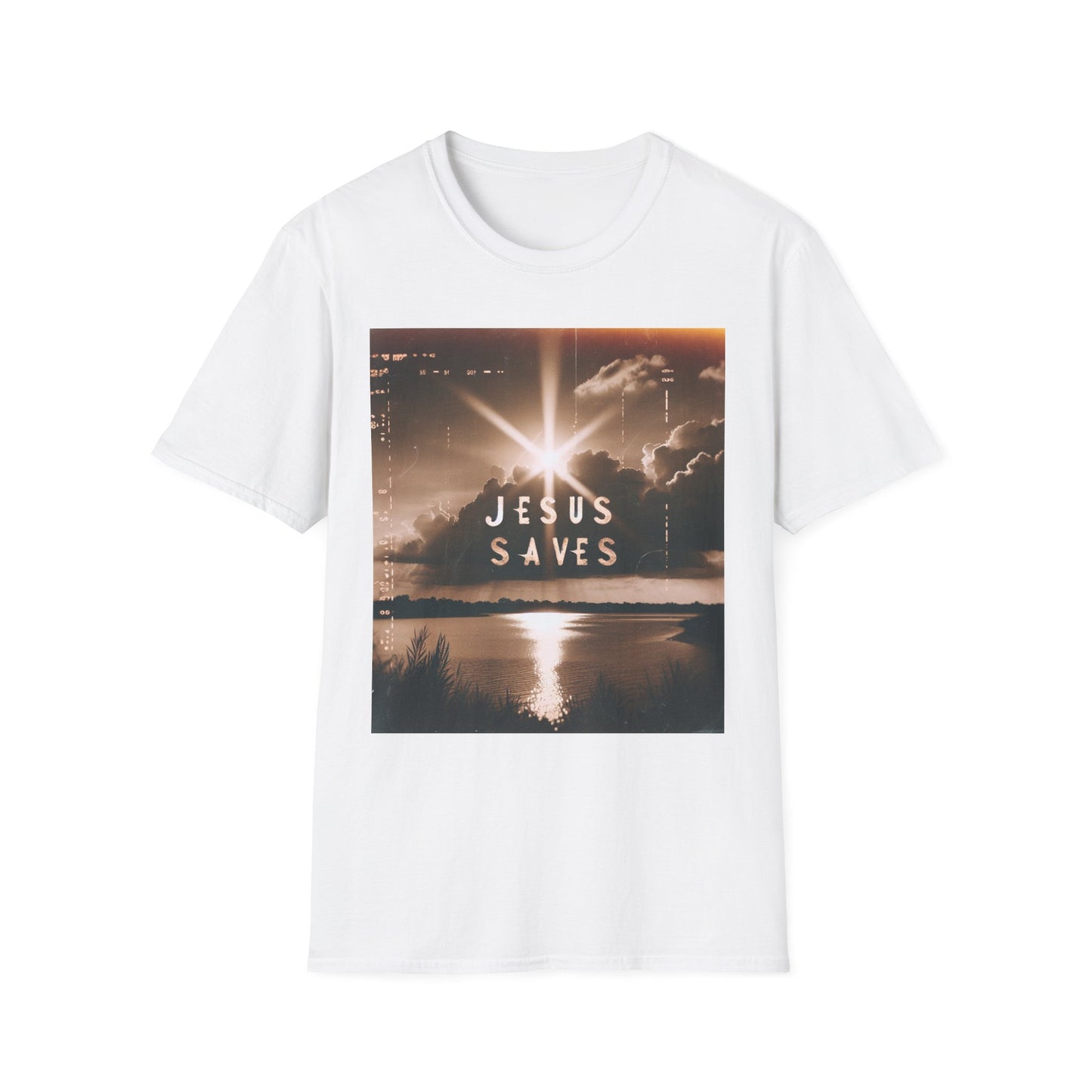 Jesus Saves Unisex Softstyle T-Shirt - Faith-Inspired Casual Wear